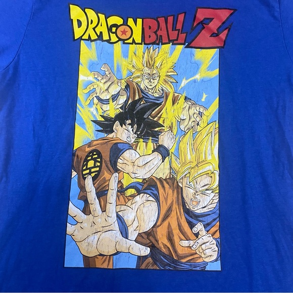 Dragon Ball Z Tee Shirt Blue Size Small Graphic Print - Picture 3 of 11